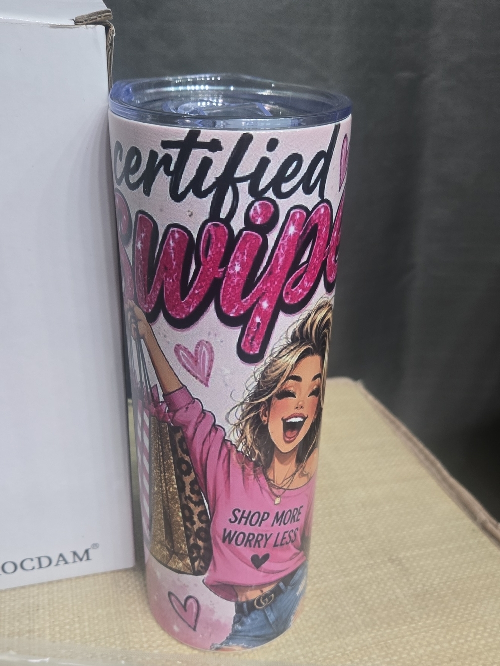 'Certified Shopper' Insulated Travel Tumbler